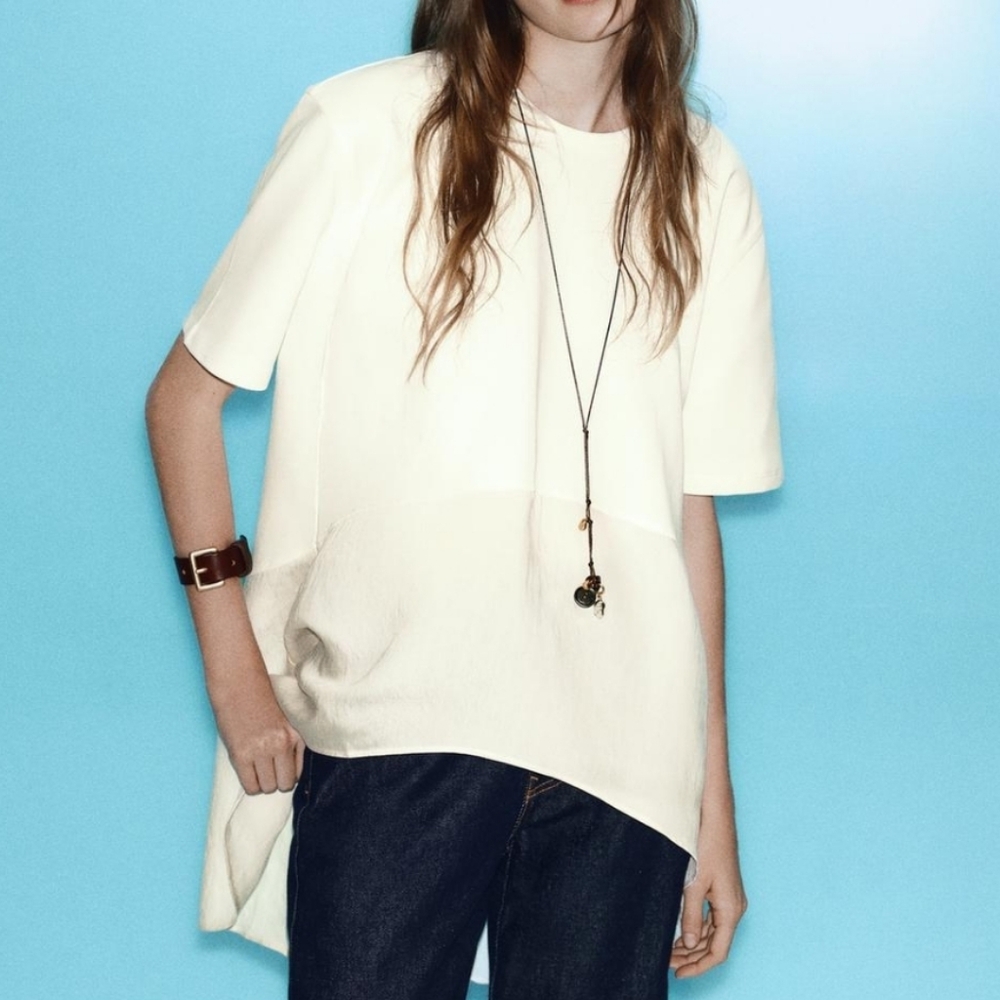 ZARA oversized combined tee-shirt